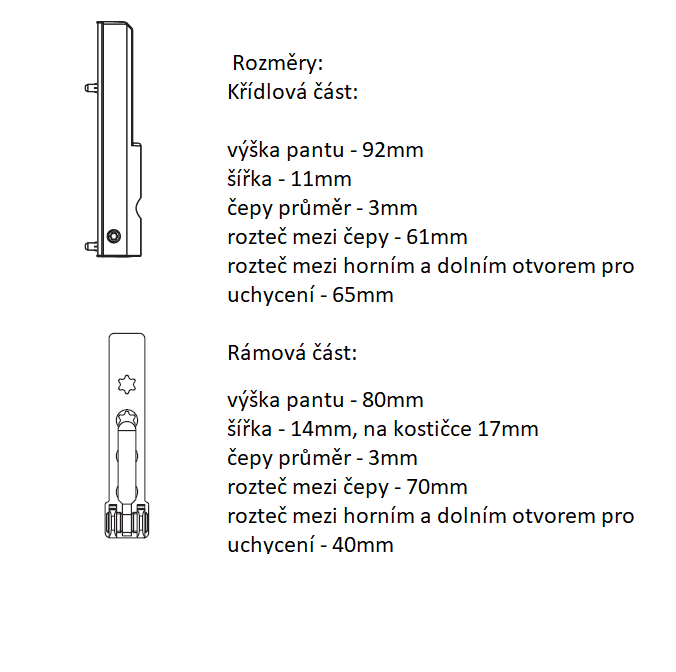 spodní pant Maco-rozmery-eshop-oknodilna.cz